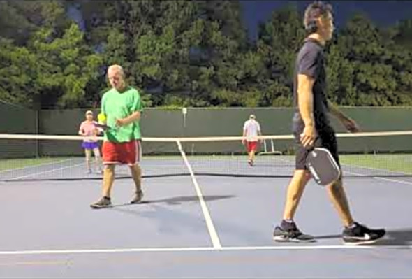 Lily / Glenn vs Barry / Rich Pickleball match play August 2nd