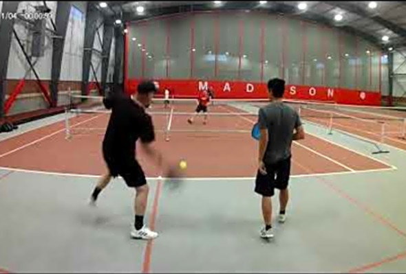 Rexburg Pickleball 4.5 Rec Play - Joseph and Brent vs Derek and Kevin