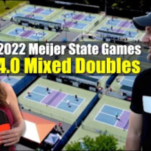 Mixed Doubles 4.0 at 2022 Meijer State Games of Michigan