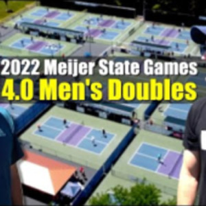 Men&#039;s Doubles 4.0 at 2022 Meijer State Games Pickleball Tournament