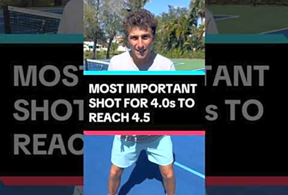 Most important shot for 4.0 players that want to reach 4.5! #pickleball #pickleballtips #shorts