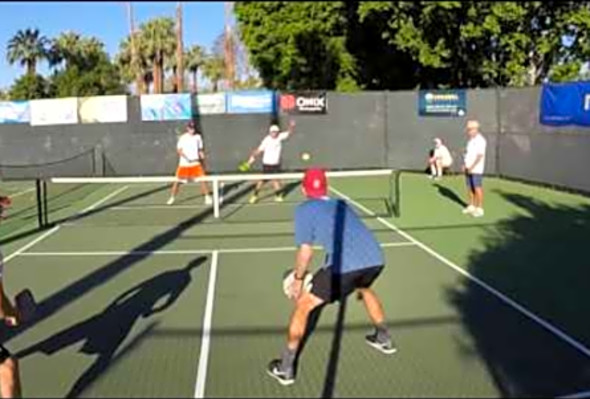 Profesional Pickleball Federation Desert Tournament 2017 Dawson/Loong vs. Bucher/Warnick