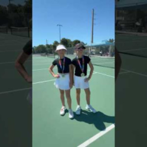 Gold in a 3.0 pickleball tournament with my sister! #pickleball #goldmed...