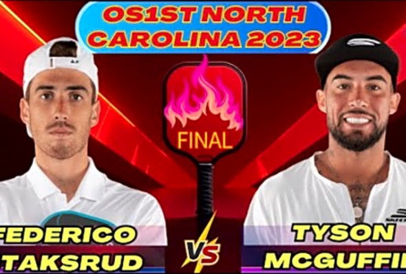 STAKSRUD vs MCGUFFIN - Mens Singles Final Showdown - OS1st North Carolina Open 2023