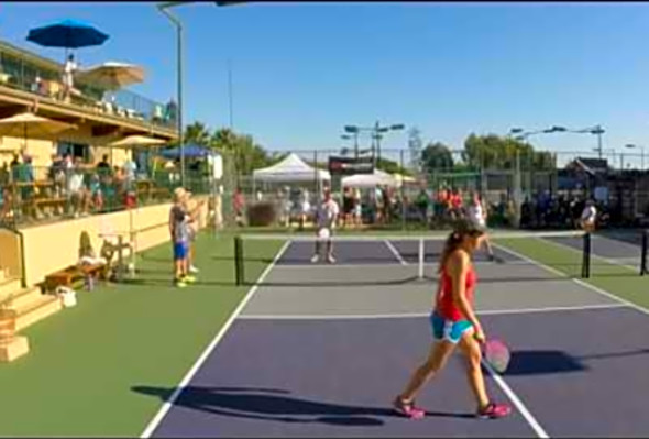 2017 So Cal Classic Pickleball Tournament MXD 4.5 Final Game 1 Bucher/Coyle vs.Frantz/Williams