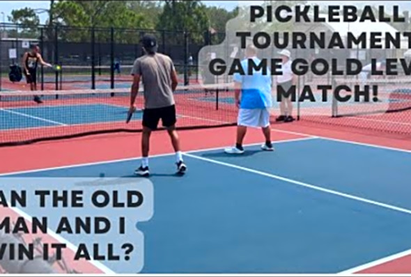 Tournament Day! 3.0 Pickleball Can We Win It All? The Old Man &amp; Rob vs Another Father/Son Team