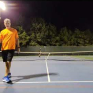 Glenn / Ben vs Rich Half-court vs Full-court Oct 6th Pickleball match play