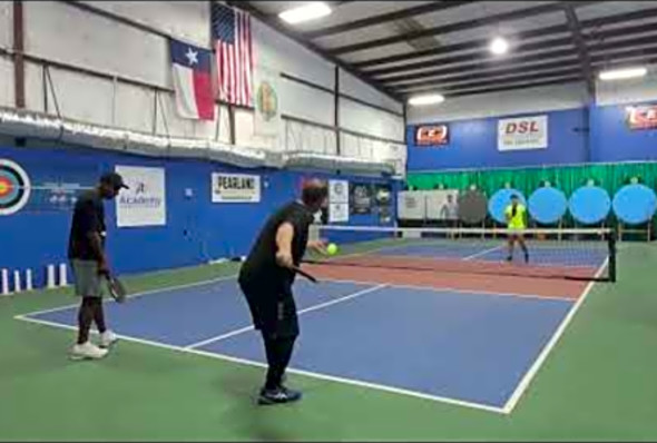 Advance Pickleball Rec Play, Full match, Houston Tx