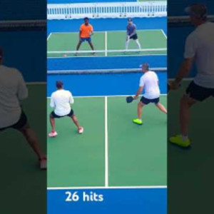 26- hit rally! #pickleball