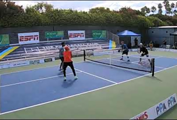 Warren Tamanaha &amp; Moo Venkatesen vs Colin Johns &amp; Z Affleck at The PPA Showcase 8/15/20