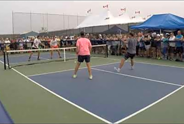 HI-LITES 2021 #Pickleball Canada Nationals Men&#039;s Doubles Open R4 Chapman/Quintero v Deakin/Fajardo