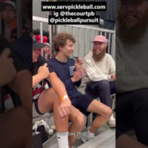 He Does What?! #pickleball #serv #singles #stacks #trending #sports #the...