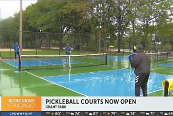 16 pickleball courts now open in Grant Park