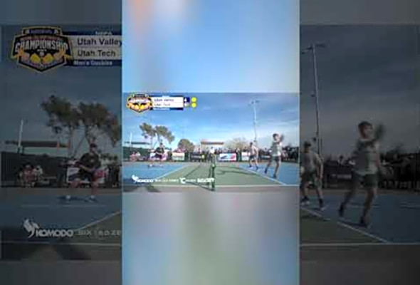 Relentless! Utah Valleys Pressure Pays Off! #pickleball #sports #highlights
