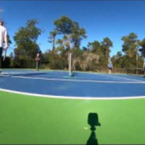 3.5 - 4.0 Rec Game Highlights, January Pickleball in Florida, GoPro Max