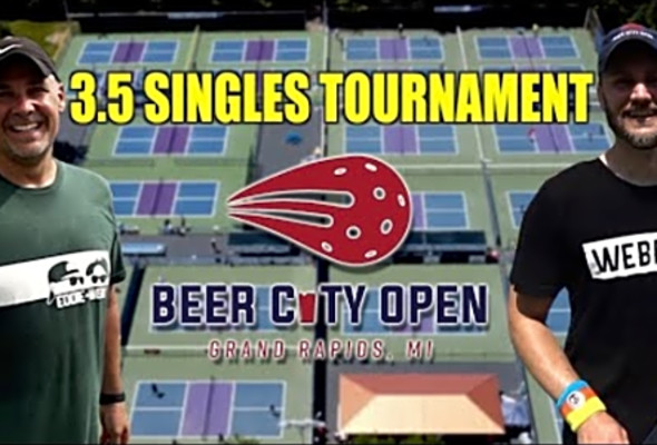 Eddie and Webby Compete in 3.5 Singles at 2022 Beer City Open