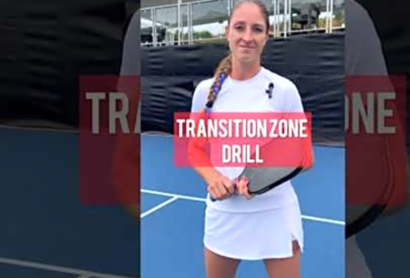 Super simple transition zone drill #pickleball #pickleballtips #pickleballaddict #pickleballer
