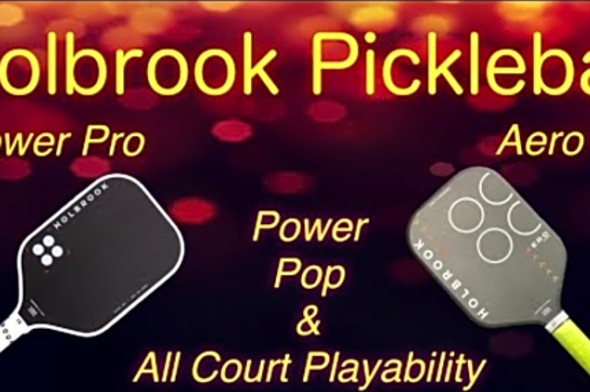Holbrook Power Pro and NEW Areo T Pickleball Paddle Review! #paddlereview #pickleballpodcast
