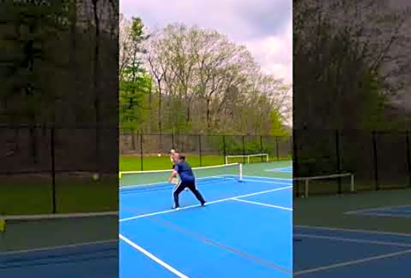 I GOT ONE! Working on 3rd shot drop and dinks! #shorts #pickleball
