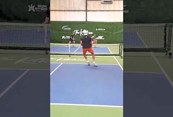 Two paddles. One pickleball player. #pickleball #pickleballtips #sports #trendingshorts