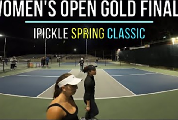 $2000 Crazy Women&#039;s Gold Finals Tia(5.5)/Leah(5.4) vs Trang(5.5)/Averry(5.3) iPickle 4K