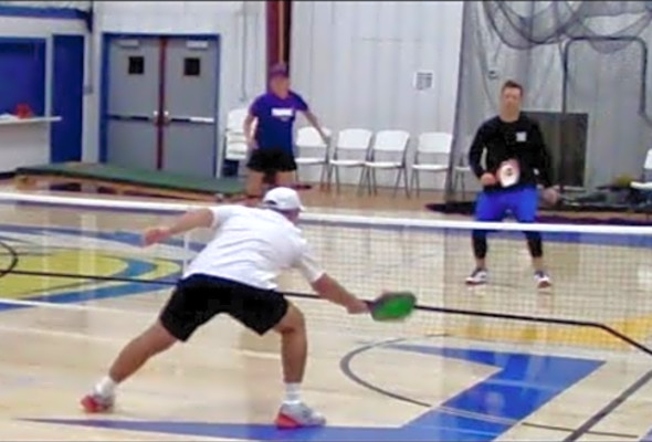 Jackson TN Pickleball Advanced Rec Play-Stephanie Lane/Brad Tursky v Johan Svennson/Michael Williams