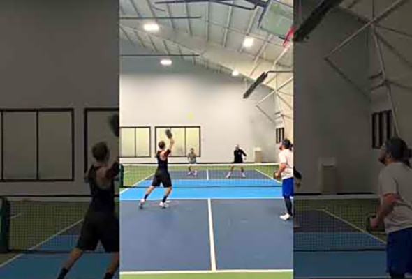 Lucky point #pickleball #pickleballskills #sport #sports #vermont