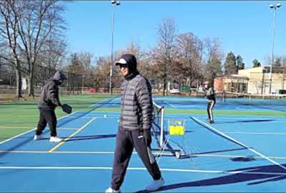 Pickleball drill - Cross court dink