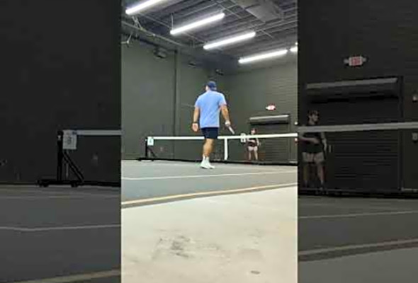 3.5 pickleball tournament Dont Pop It Up Against Me! - Double Smash Finish #pickleball