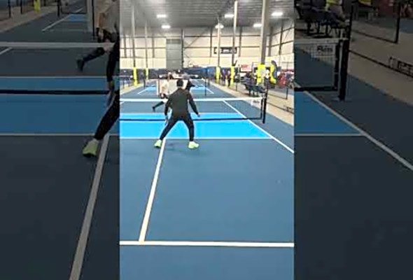 That was a little embarrassing..... #pickleball #topspin #doubles