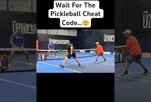 Wait For The Pickleball Cheat Code! #pickleball #fyp #viral #shorts #reels