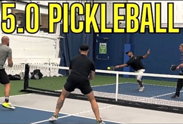 5.0 Mens Doubles Pickleball - Matt K &amp; Kevin vs Matt V &amp; Ted - Pickleball Plus Long Island