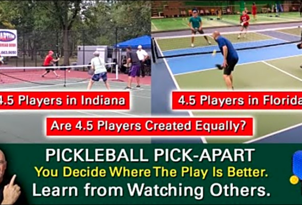 Pickleball! Does 4.5 Level Play Vary From State to State? Find Out by Watching This Video.