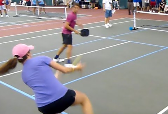 Wolfe Sports Pickleball OMX Semi-Final Zane Navratil/Alexi Loomis v Dave Weinbach/KaSandra Gehrke