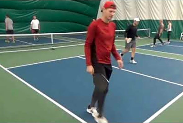 St Louis Advanced Pickleball Play Chapin Wierzchucki vs Thompson Howard