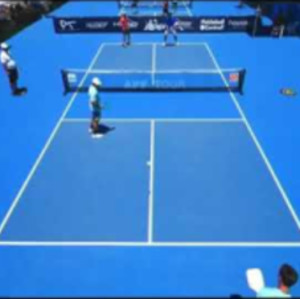 When You Challenge Pro Player Morgan Evans To Serve to You