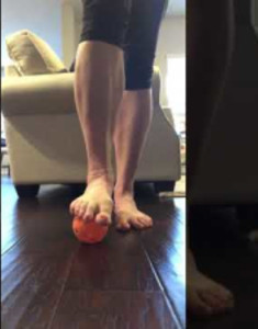 PIlates for Pickleball - Foot roll out