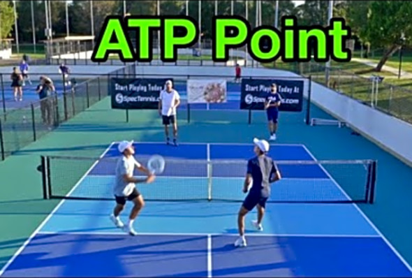 Breaking Down An ATP Tennis Players Point (Spec Tennis Match)