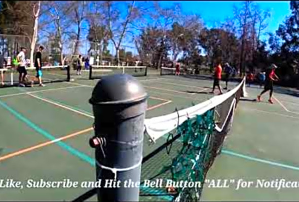 Pickleball Court All Levels - Big Rock Park, Santee - San Diego Vlog