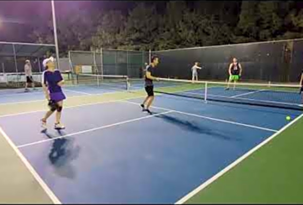 What a Fun Point! Skylar / Glenn vs Lily / Rich Pickleball match play highlights Sept 5th