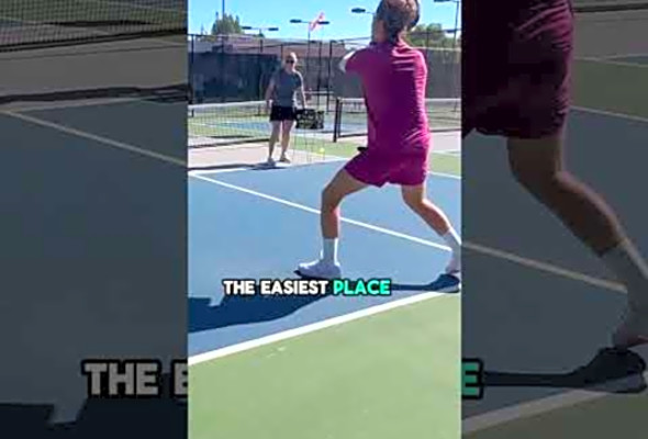 How to Backhand Drop #pickleball #tips #tutorial #pickleballrocks #pickleballaddict