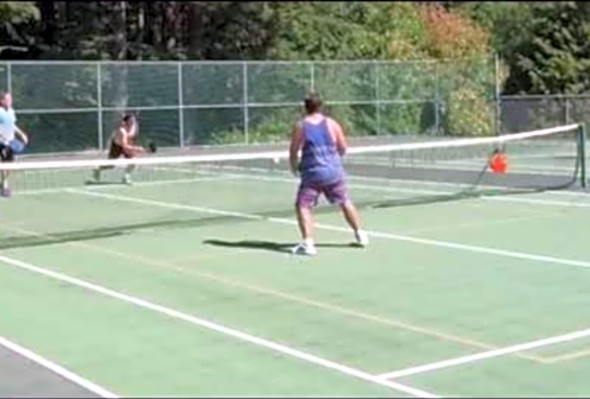 Pickleball practice with a 5.0