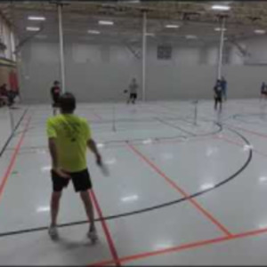 Week 10 Game 2 Winter 2017 Pickleball Ladder League