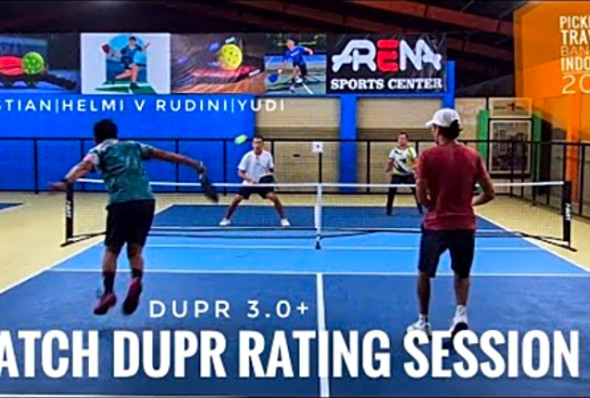 PICKLEBALL TRAVELER DUPR MATCH 3.0 - Bastian-Helmi v Rudini-Yudi #pickleballDUPR