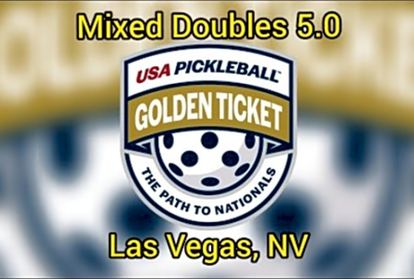 2024 USA Pickleball Golden Ticket / Mixed Doubles 5.0 / Ages 40-54 / Las Vegas, NV / Nationals Gold