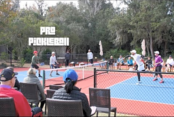 Pro- Pickleball exhibition Zach Johnson/Sarah Ansboury
