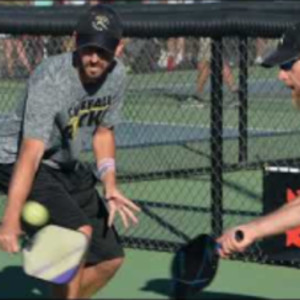 Pickleball Drop Shot With Under Spin