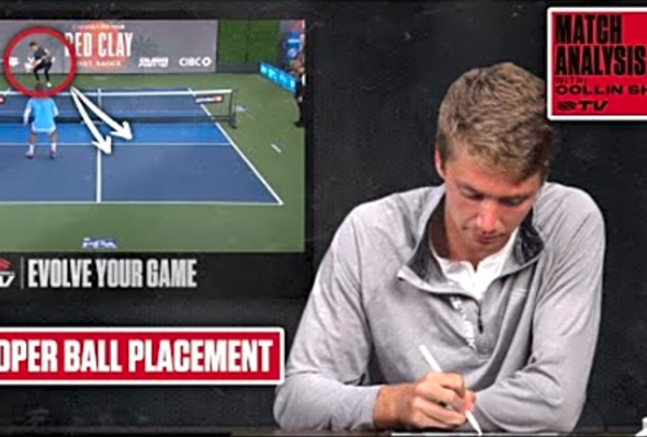 Singles Ball Placement: Collin Shick vs. Ben Johns PPA Florida Open Finals