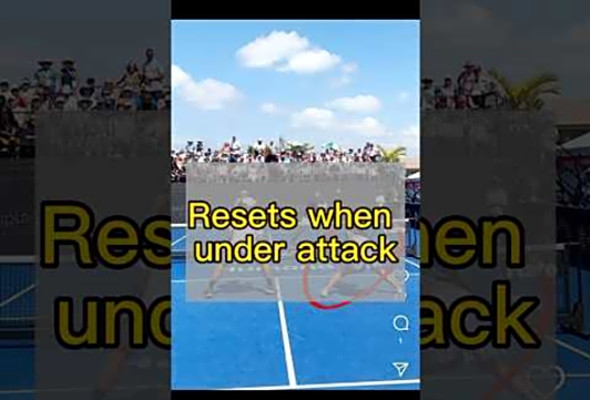 Resets - Neutralizing Attacks at Your Feet #pickleball