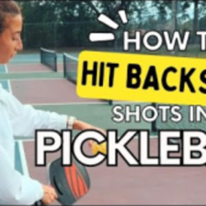 How to Hit Backspin Slice on ANY Shot in Pickleball - Learn How &amp; When t...